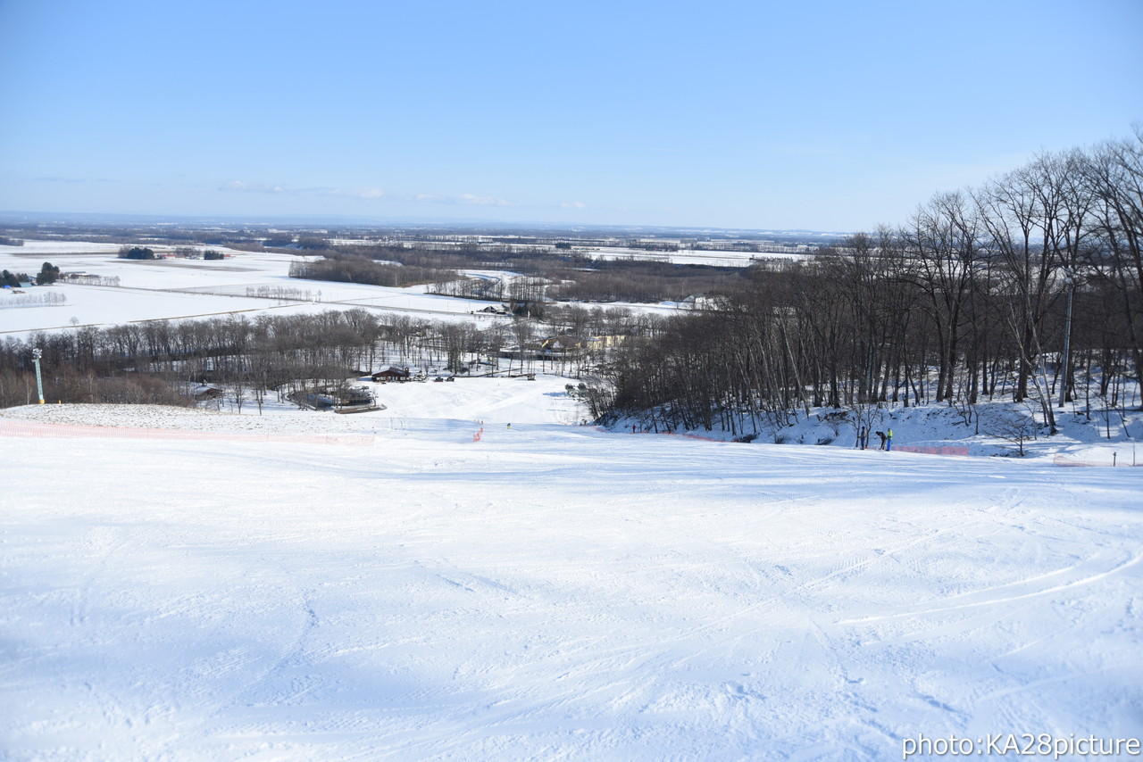 めむろ新嵐山スカイパーク・メムロスキー場　十勝平野を見渡すローカルゲレンデ。待望のオープン(*^^)v